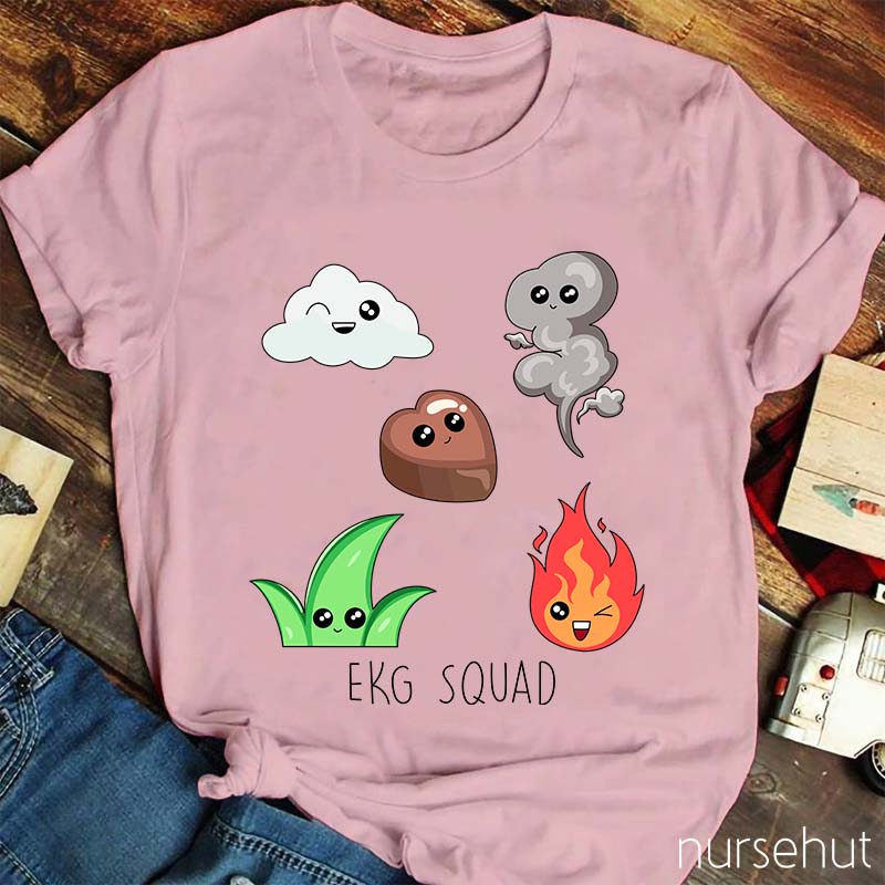 Ekg Squad Nurse T-Shirt