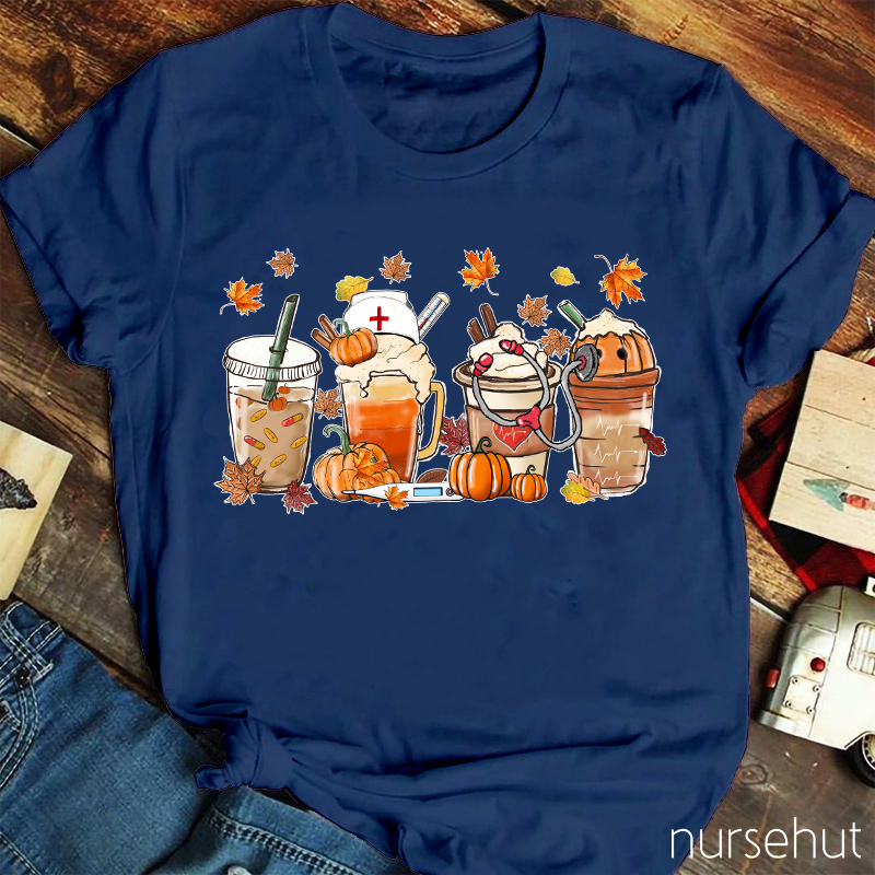 Propofol Pumpkin Spice Nurse T-Shirt