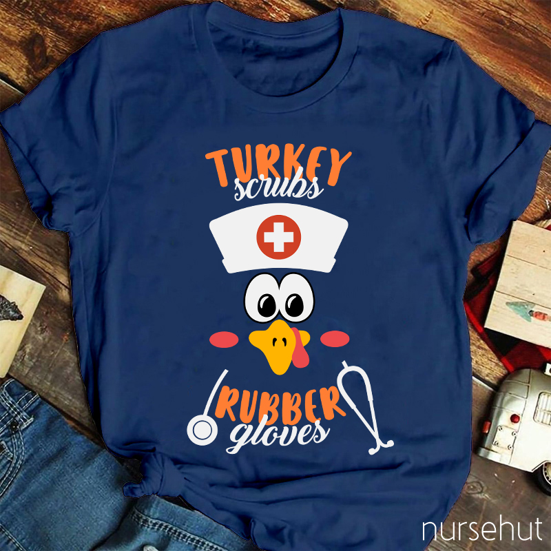 Turkey Scrubs Nurse T-Shirt