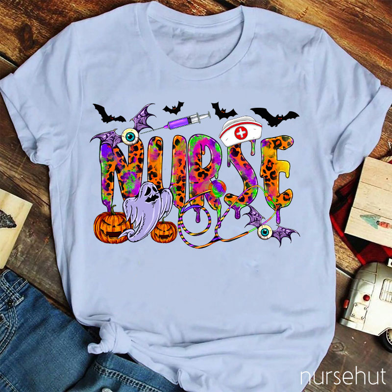 Halloween Elements Nurse T-Shirt