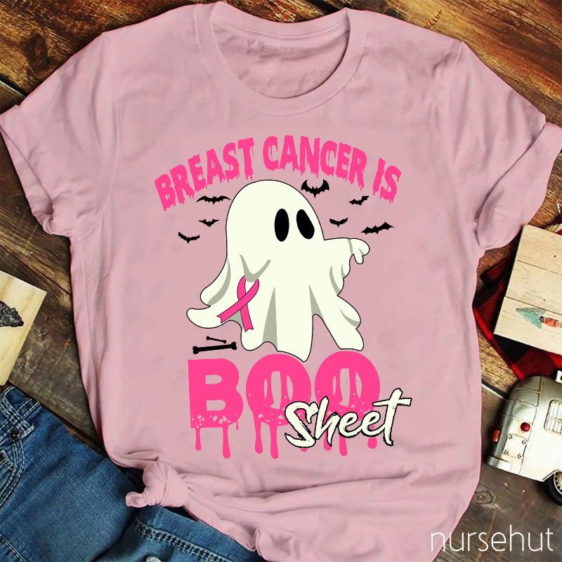 Breast Cancer Is Boo Sheet Nurse T-Shirt
