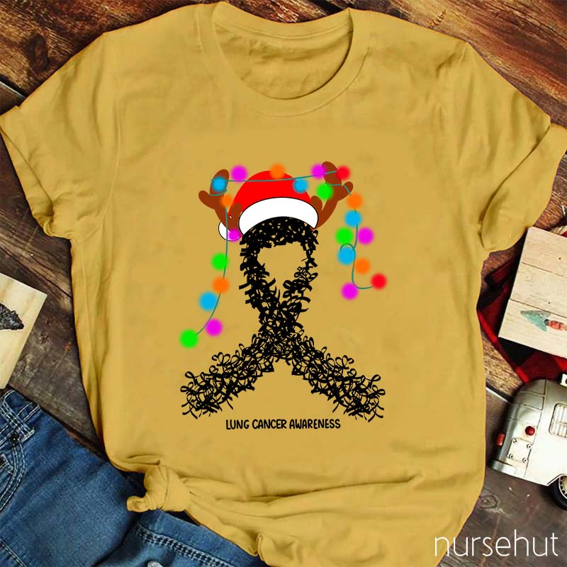 Lung Cancer Awareness Nurse T-Shirt