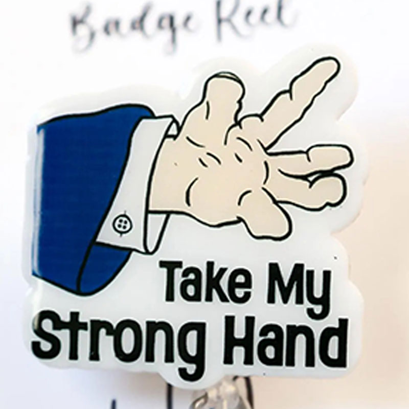 Take My Hand Badge Reel