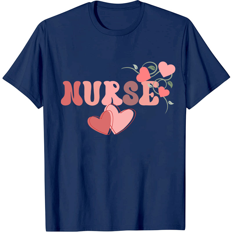 Nurse Heart Valentine Nurse T-Shirt