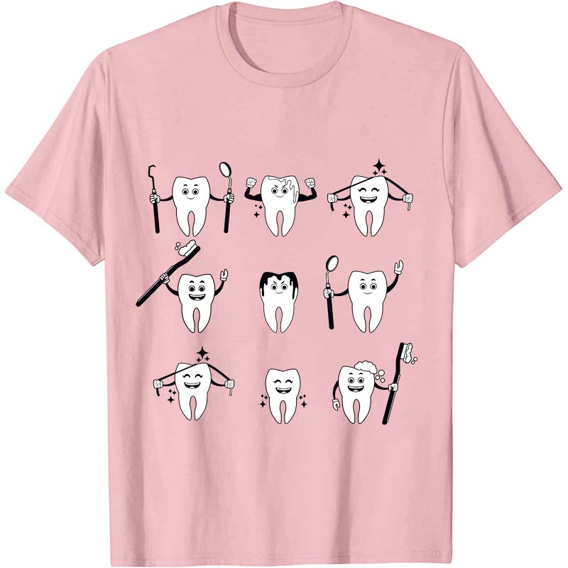 Remember To Brush Your Teeth Happy Teeth Nurse T-Shirt