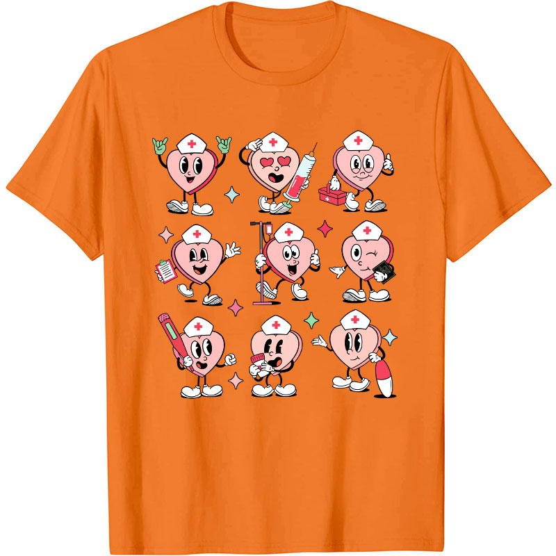 Nurse Conversation Hearts Nurse T-Shirt