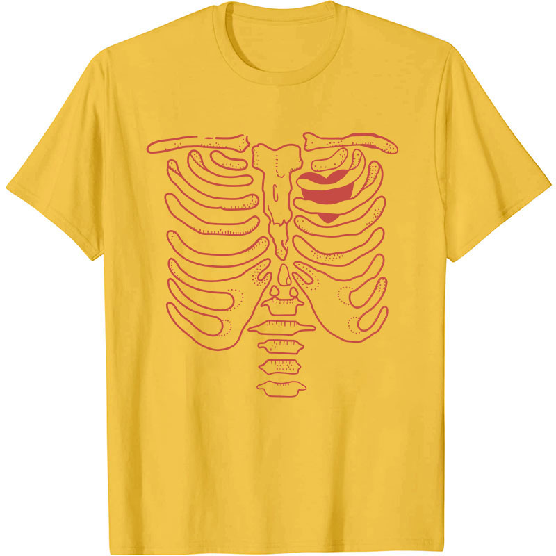 Skeleton Heart Nurse T-Shirt