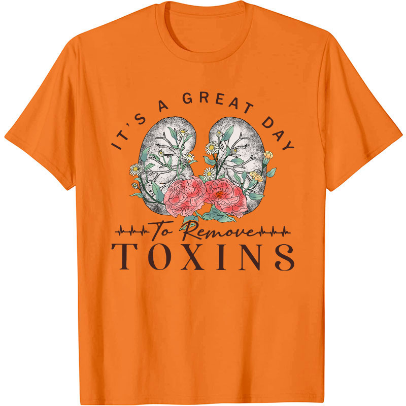 It's A Great Day To Remove Toxins Nurse T-Shirt