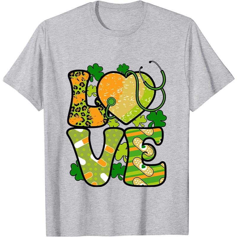 St.Patricks Love Nurse T-Shirt