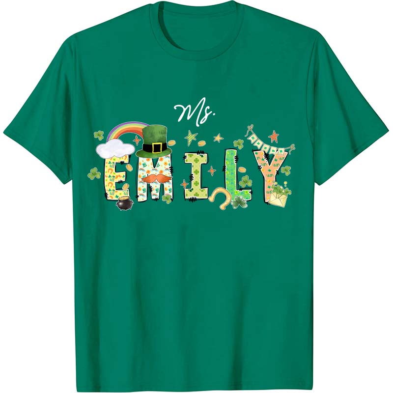 Personalized The Luckiest Nurse T-Shirt