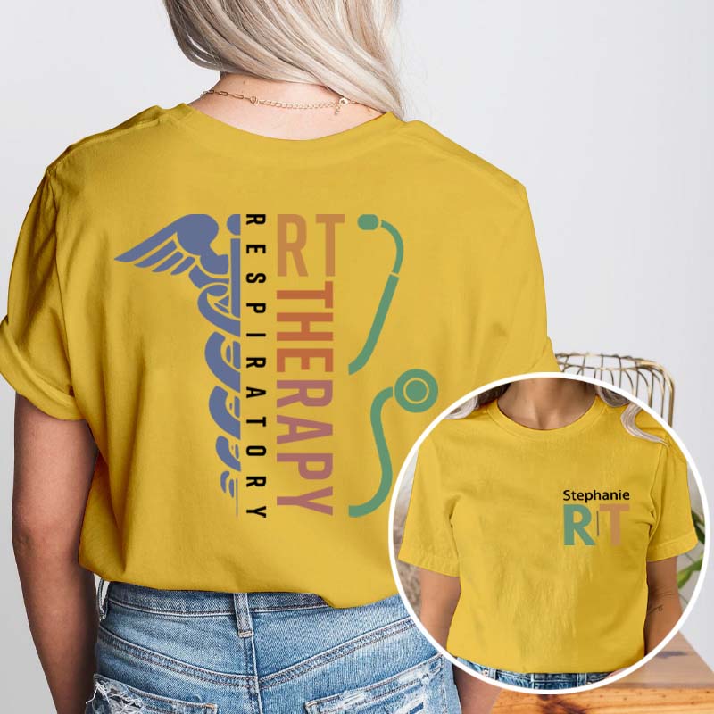 Personalized I Am Proud To Be A Nurse Two Sided T-Shirt