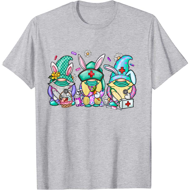 Easter Nurse Gnomes Nurse T-Shirt