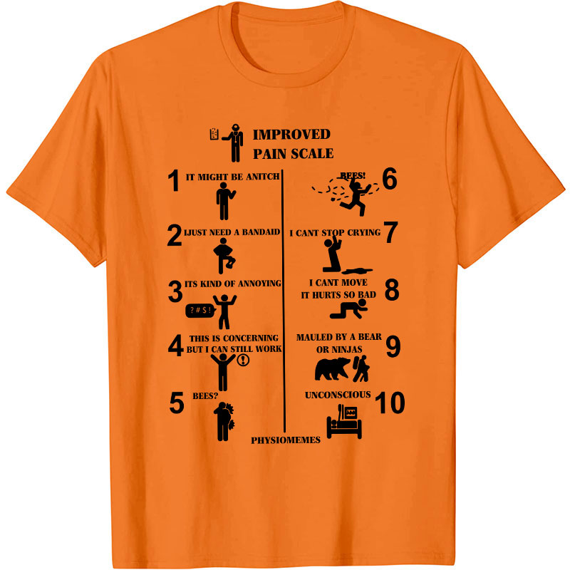 Improved Pain Scale Nurse T-Shirt
