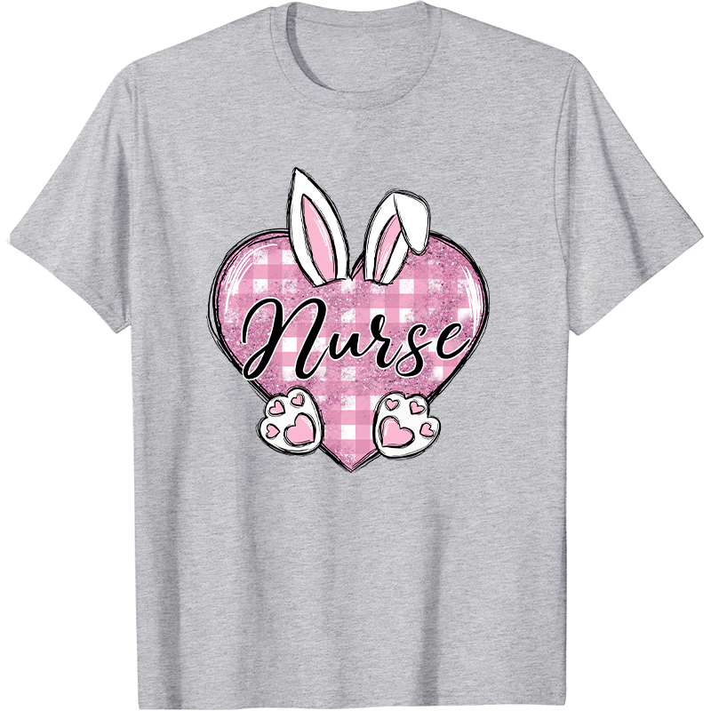 Heart Shape Bunny Nurse T-Shirt