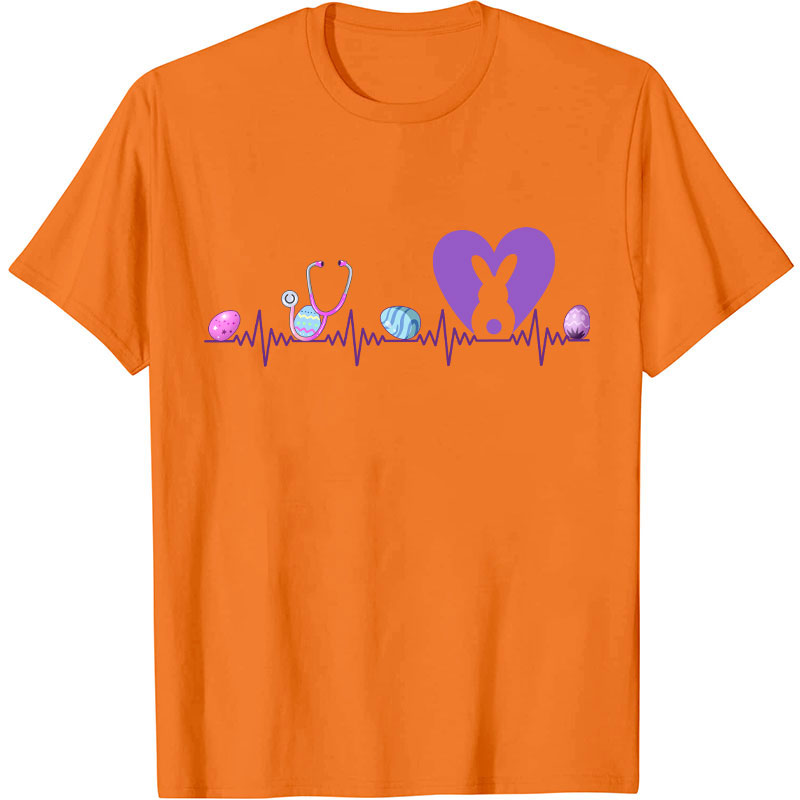 Easter Nurse Heartbeat Nurse T-Shirt