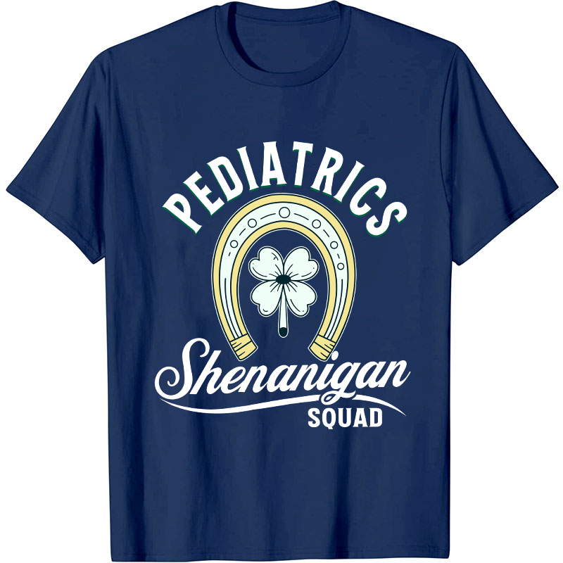 Pediatrics Shenanigan Squad Nurse T-Shirt