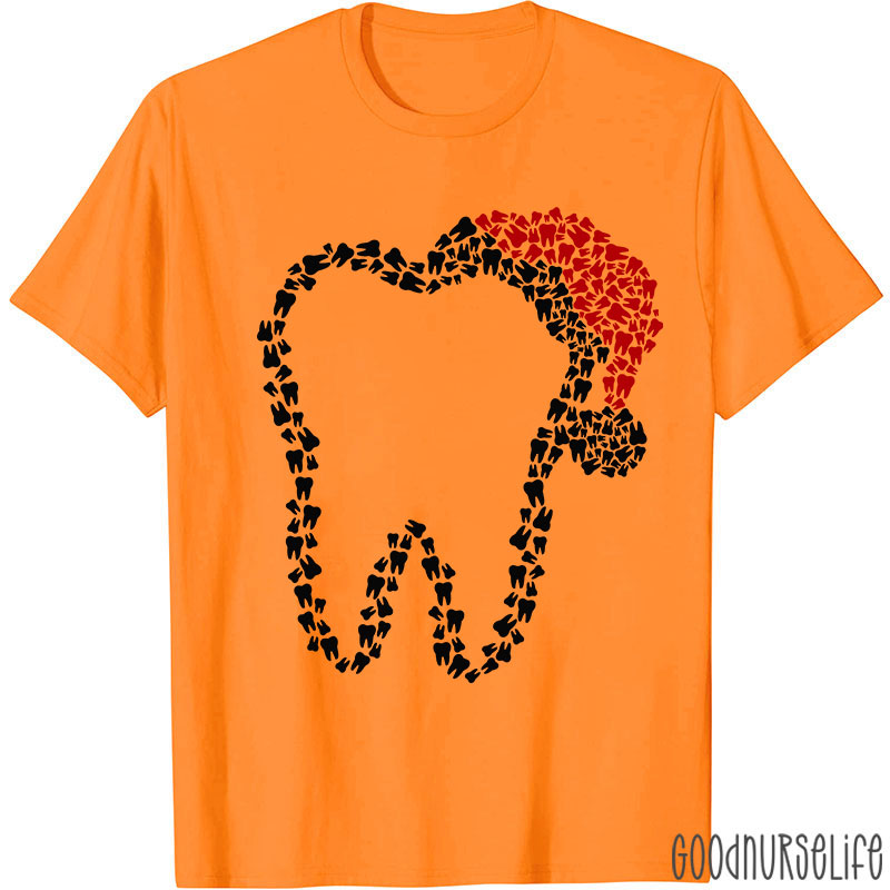 Small Teeth Make Up Big Tooth Christmas Nurse T-Shirt