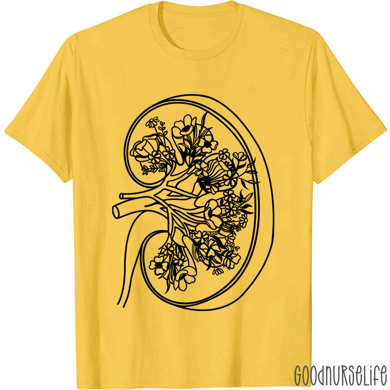 Florescent Kidney Nurse T-Shirt