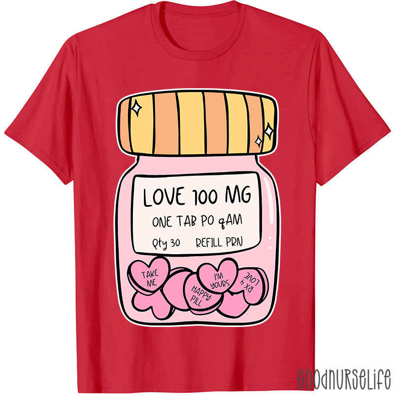 Valentines Day Pharmacy Nurse T-Shirt