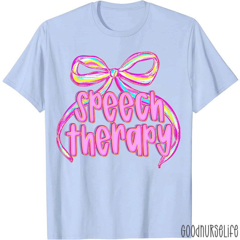 Coquette Bow Speech Therapy T-Shirt