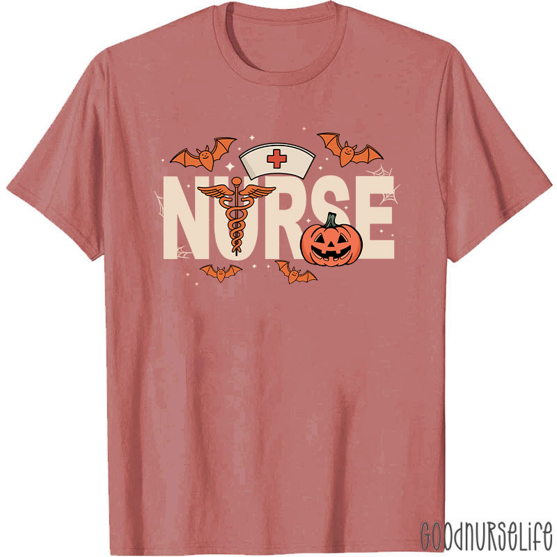 Spooky Season Halloween Nurse T-Shirt