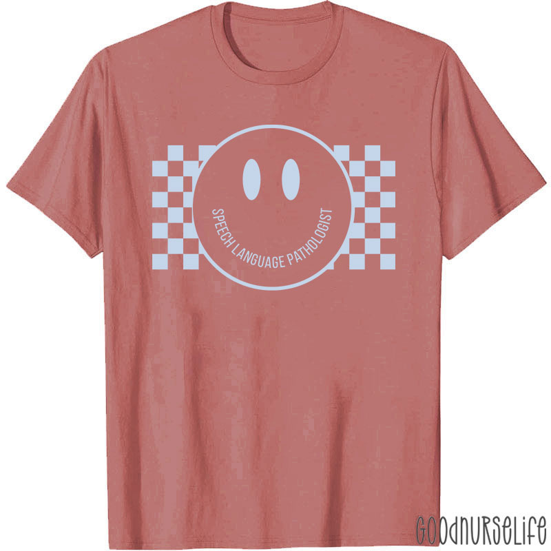 Speech Language Pathologist Smiley Face T-Shirt