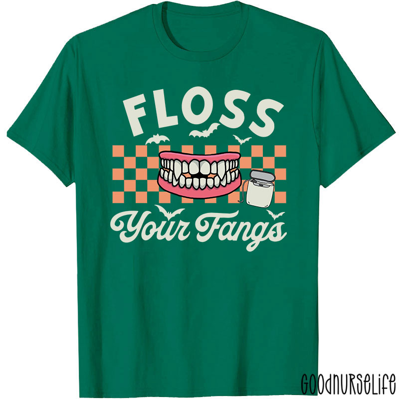 Floss Your Fangs Halloween T-Shirt