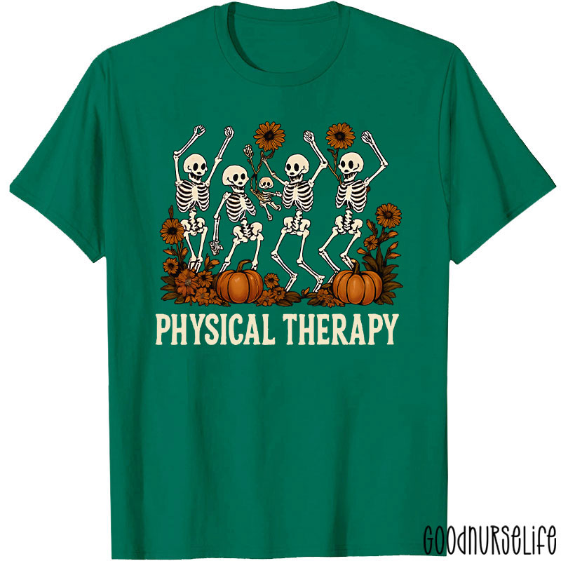 Skeleton Family Physical Therapy T-Shirt