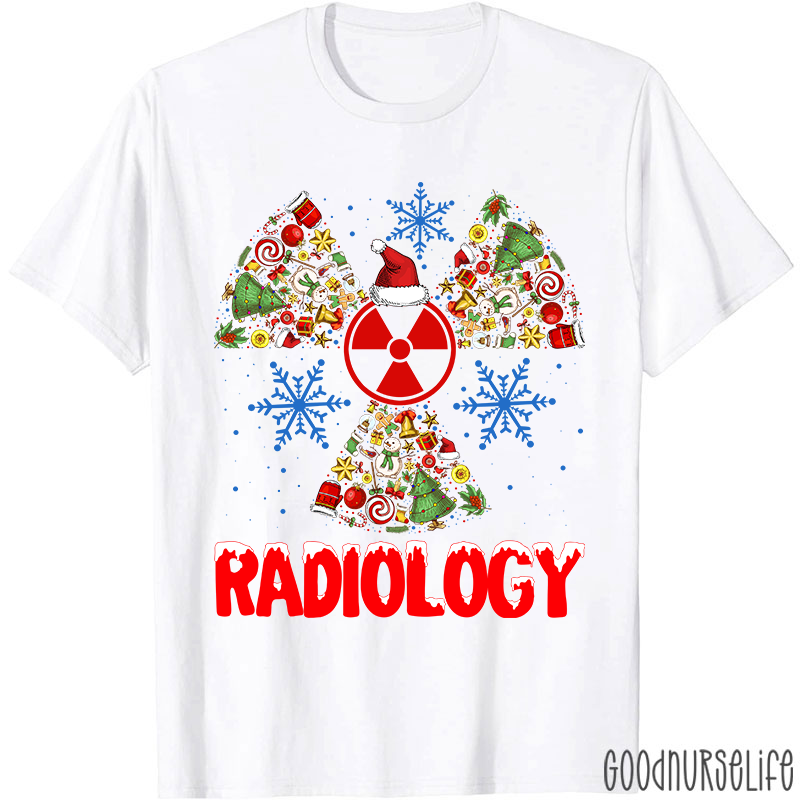 Radiology Christmas Icons Radiology T-shirt