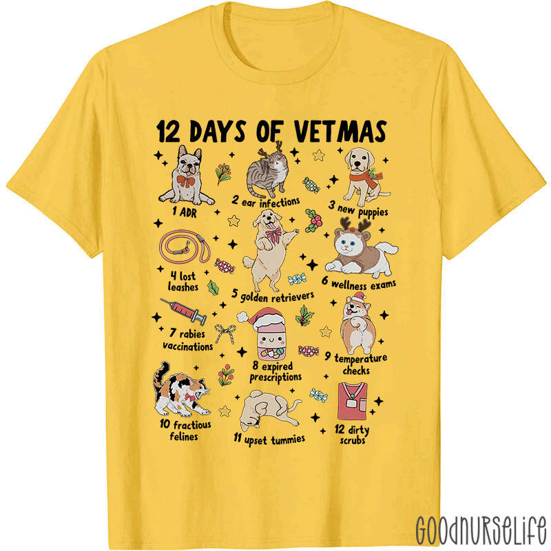 12 Days Of Vetmas T-Shirt
