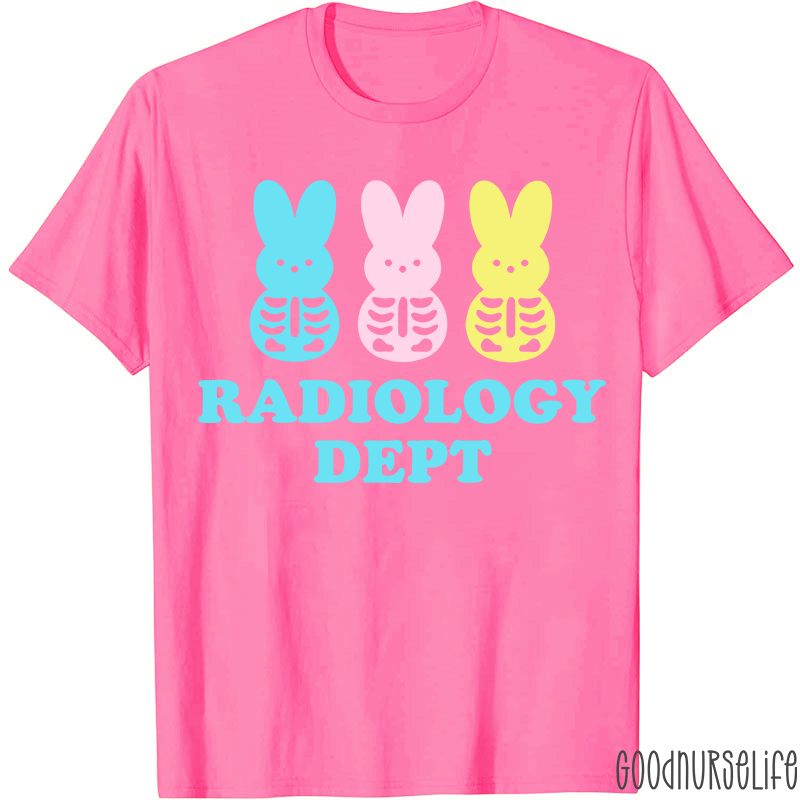 Radiology Dept Easter Bunny T-shirt