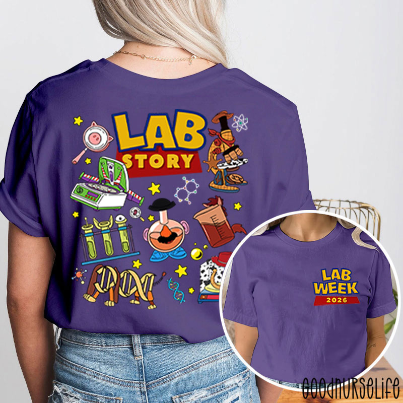 Laboratory Team Lab Story Lab Week 2026 Two Sided T-Shirt