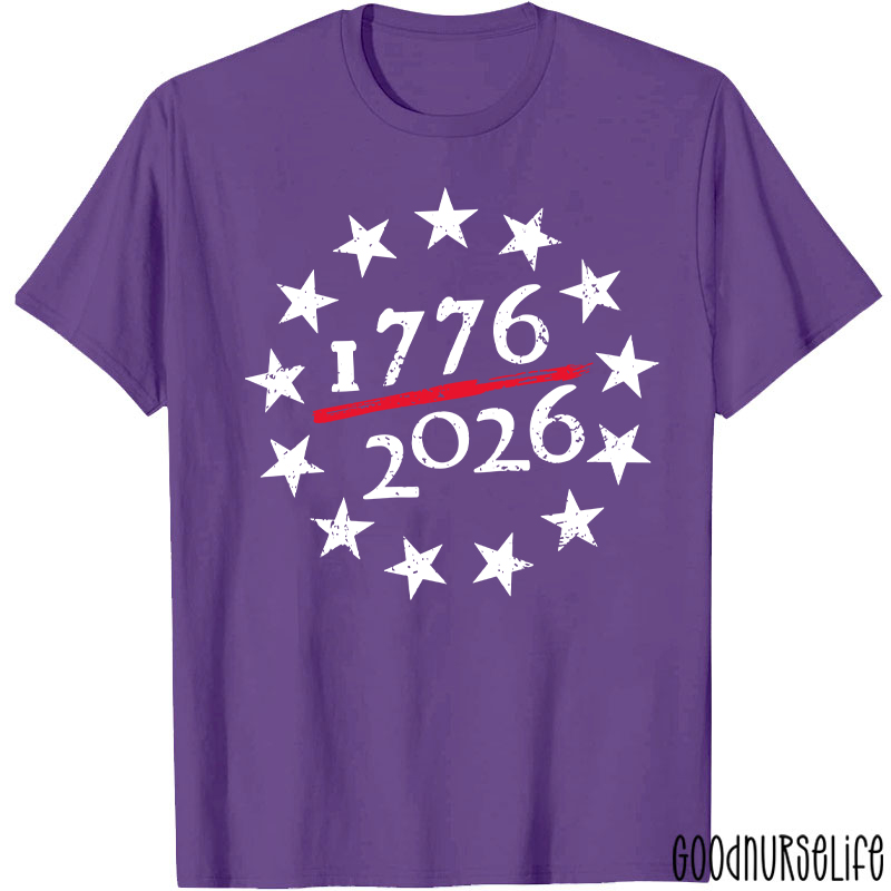 USA 250th Anniversary Nurse T-Shirt