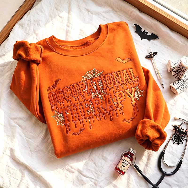 Personalized Spider Web Halloween Sweatshirt