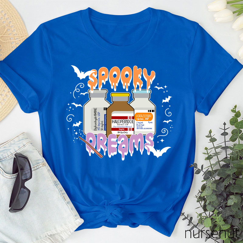 Halloween Spooky Dreams Nurse T-Shirt