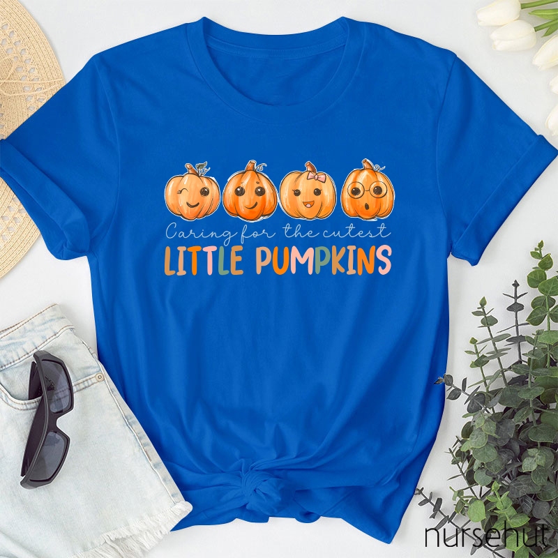 Caring For The Cutest Little Pumpkins Nurse T-Shirt