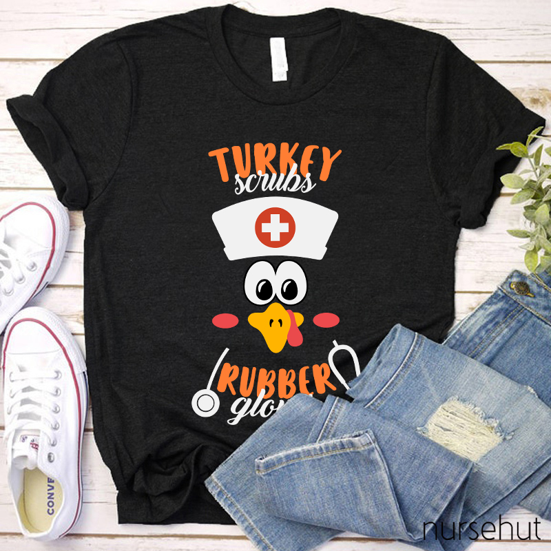 Turkey Scrubs Nurse T-Shirt