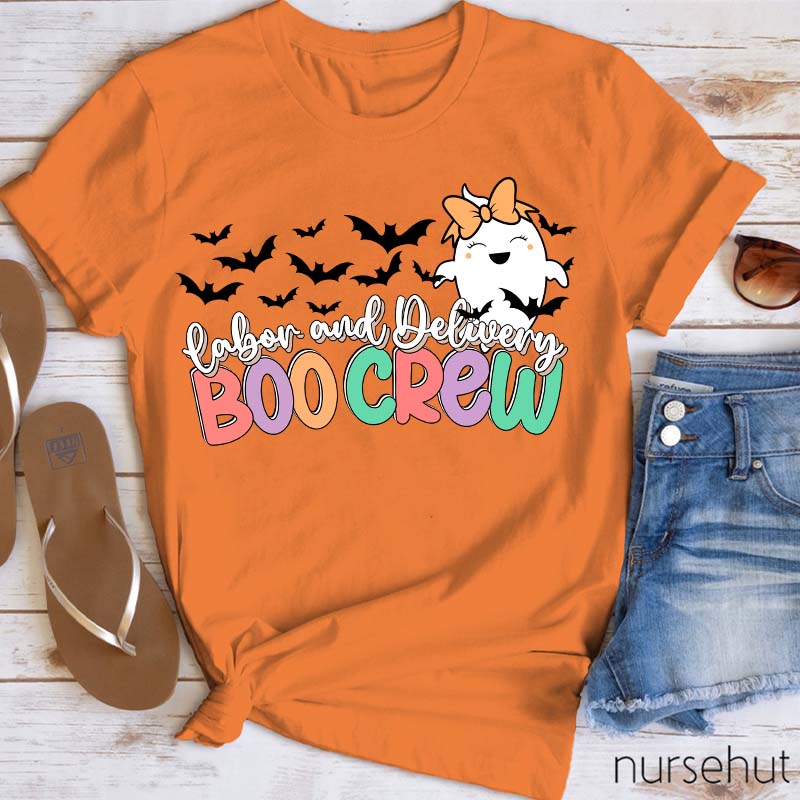 Labor And Delivery Boo Boo Crew Nurse T-Shirt