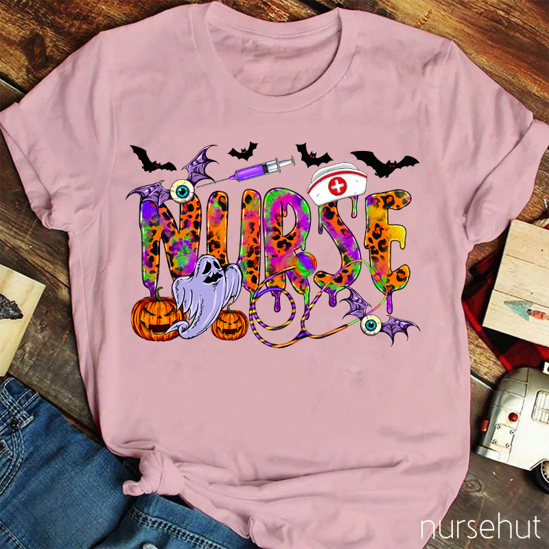 Halloween Elements Nurse T-Shirt