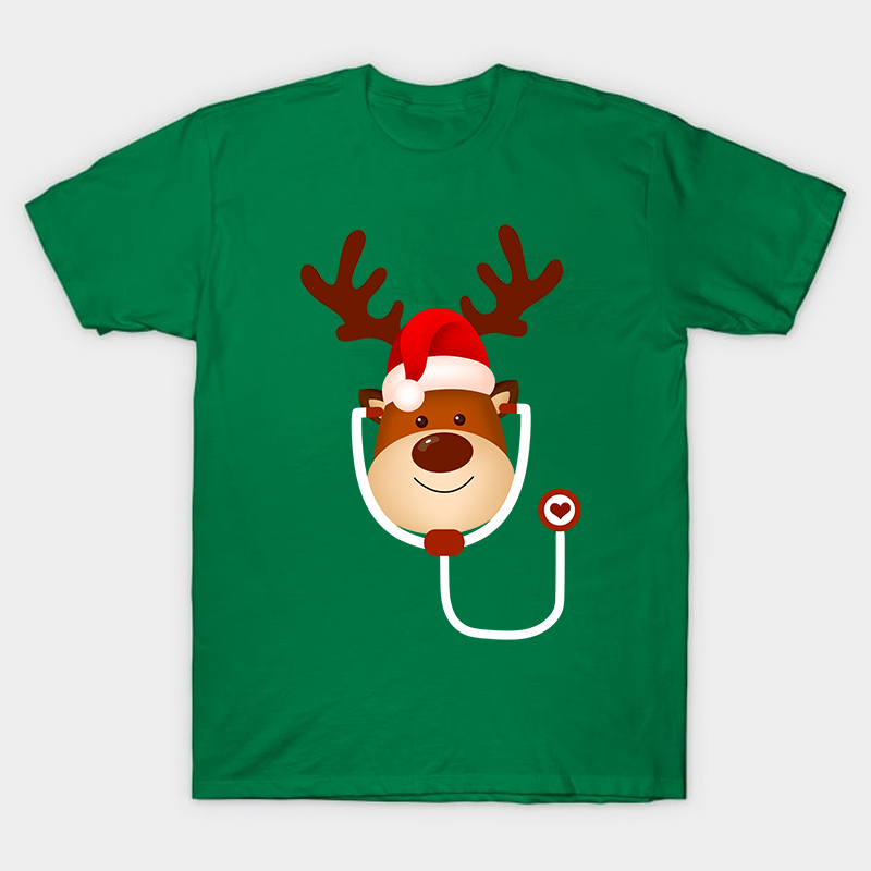 Elk With A Stethoscope Nurse T-Shirt