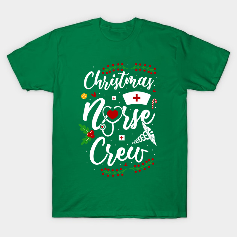 Christmas Nurse Crew Nurse T-Shirt