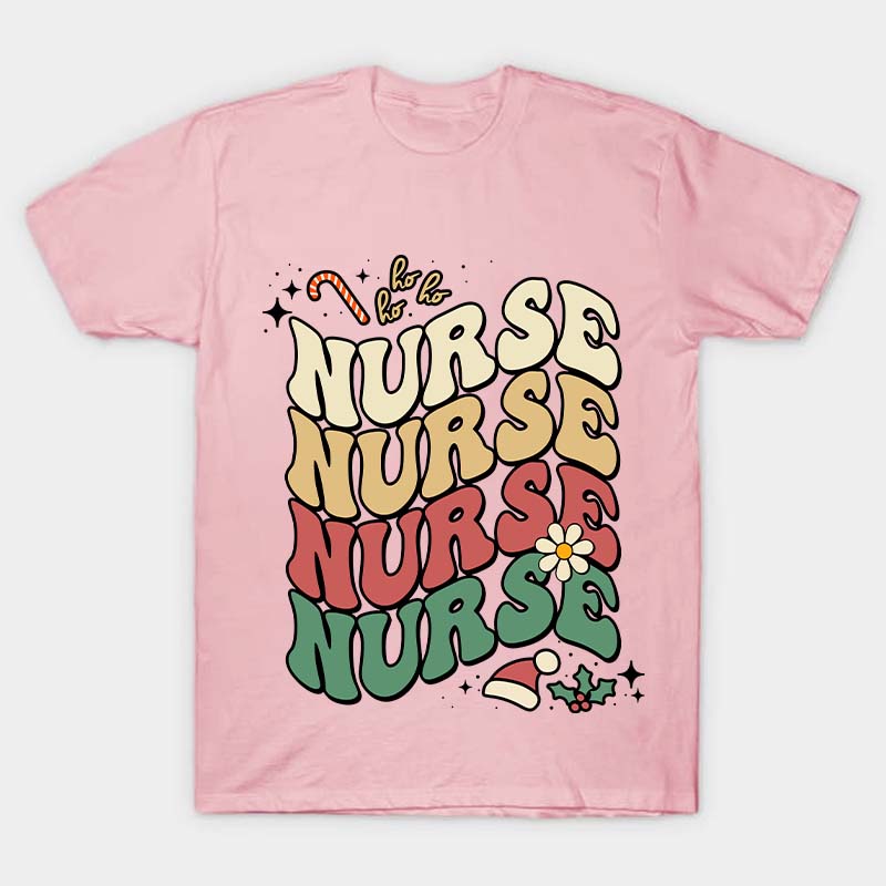 Ho Ho Ho Best Christmas Ever Nurse T-shirt