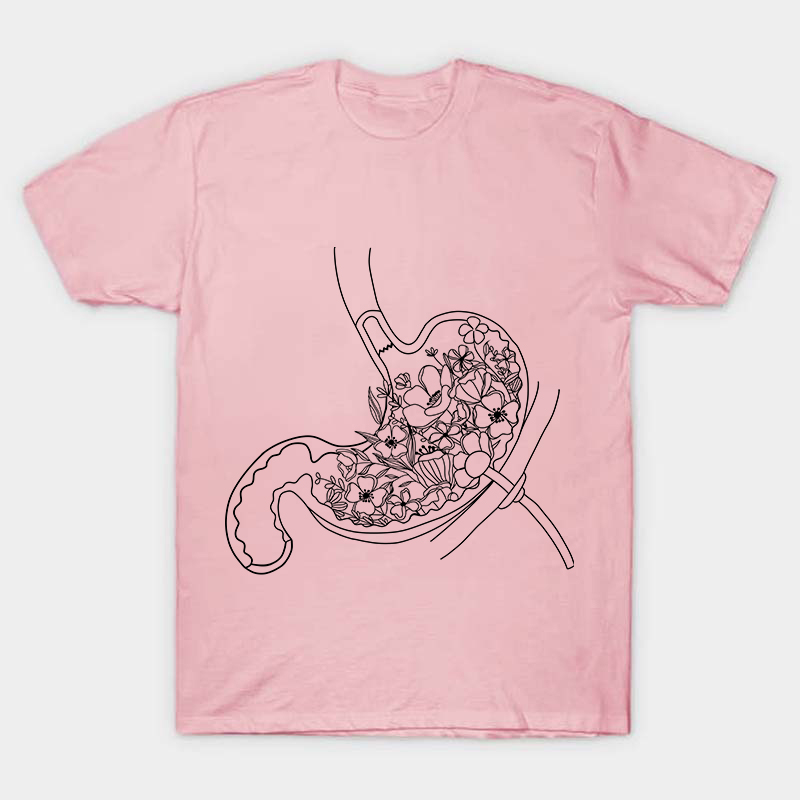 Floral G-Tube Nurse T-Shirt