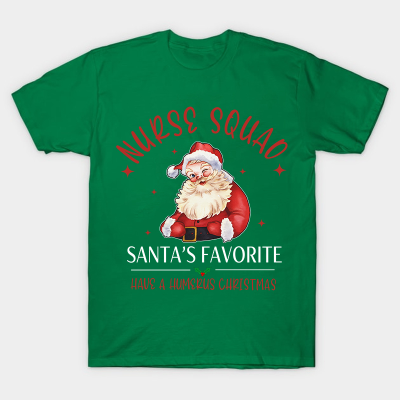 Nurse Squad Santa's Favorite Nurse T-Shirt