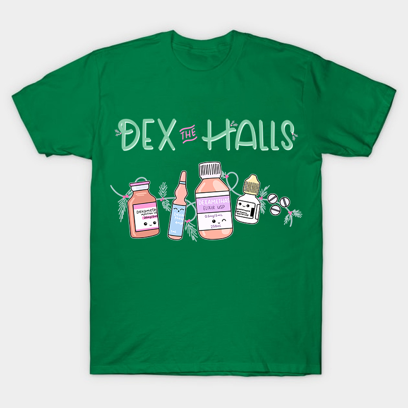 Dex The Halls Nurse T-Shirt