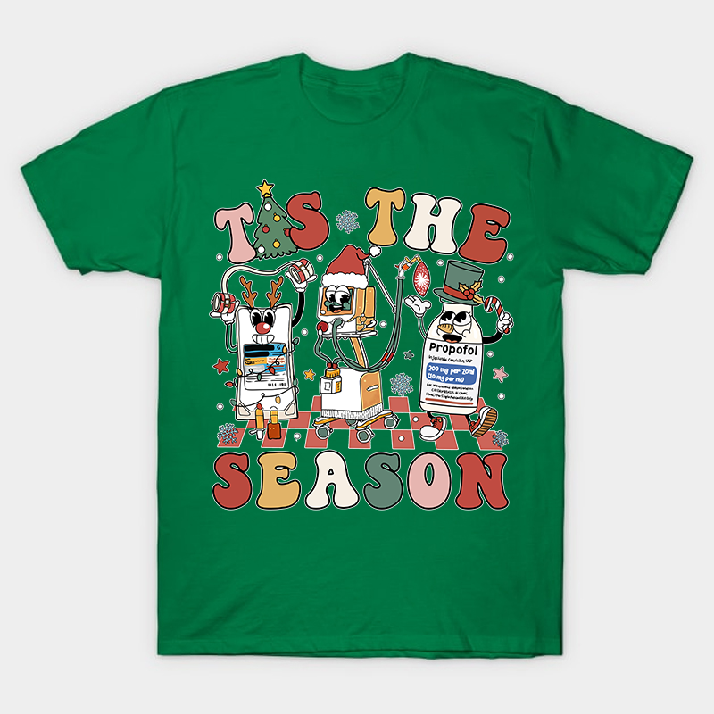 Tis The Season Christmas Nurse T-Shirt