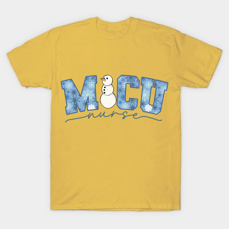 Personalized Snowflakes Nurse T-Shirt