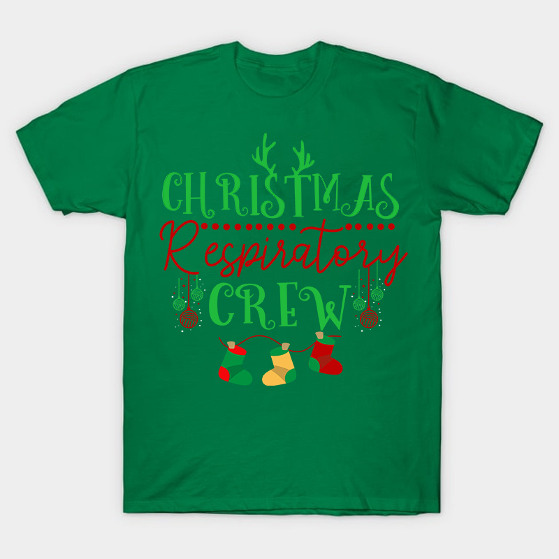 Christmas Respiratory Nurse T-Shirt