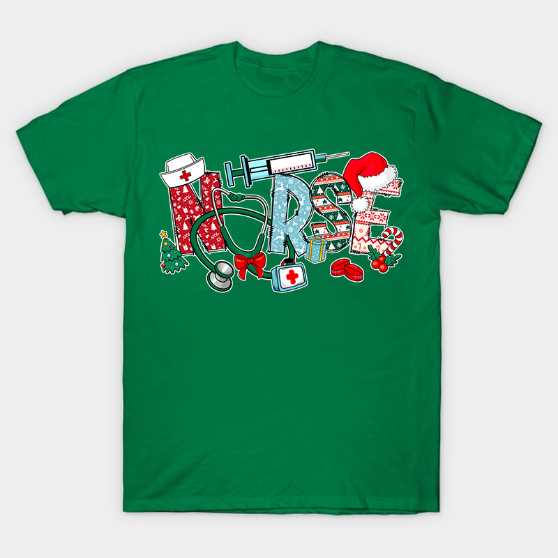 Christmas Crew Nurse T-Shirt