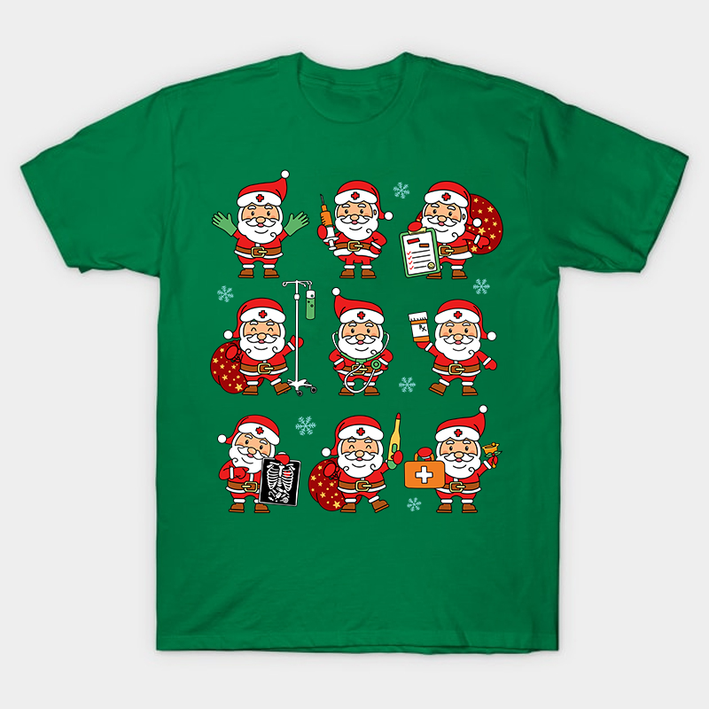 Christmas Santa Nurse T-Shirt